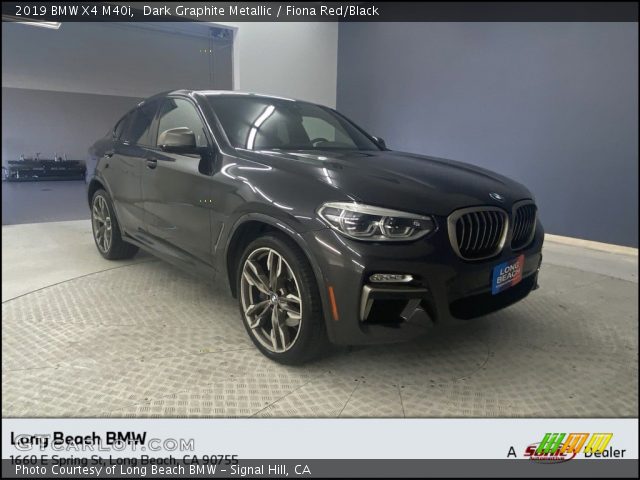 2019 BMW X4 M40i in Dark Graphite Metallic