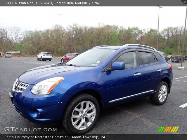 2011 Nissan Rogue SV AWD in Indigo Blue Metallic