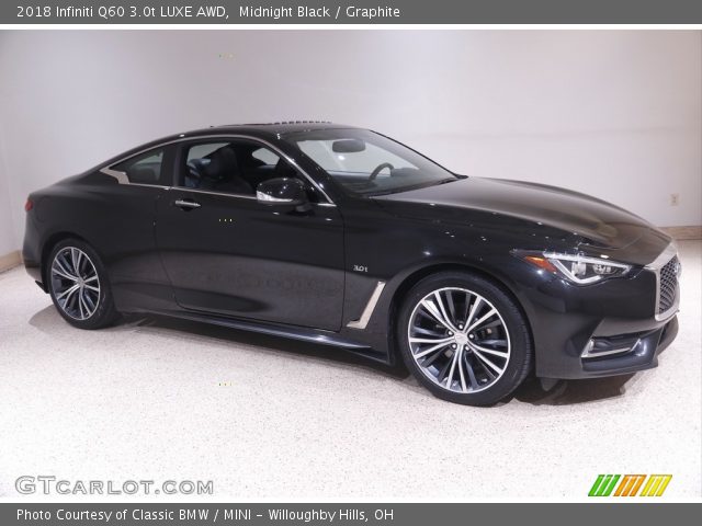 2018 Infiniti Q60 3.0t LUXE AWD in Midnight Black