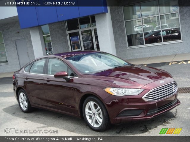 2018 Ford Fusion SE in Ruby Red