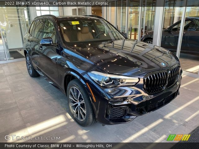 2022 BMW X5 xDrive40i in Carbon Black Metallic