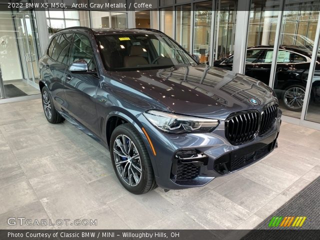 2022 BMW X5 M50i in Arctic Gray Metallic