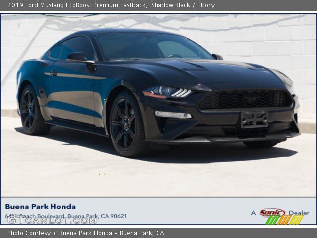 2019 Ford Mustang EcoBoost Premium Fastback in Shadow Black