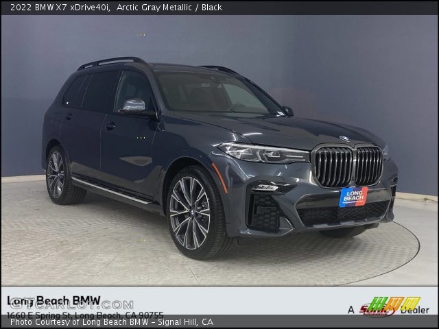 2022 BMW X7 xDrive40i in Arctic Gray Metallic