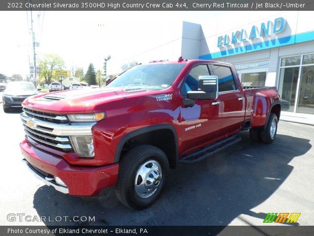 2022 Chevrolet Silverado 3500HD High Country Crew Cab 4x4 in Cherry Red Tintcoat