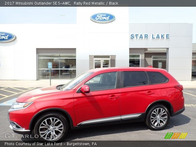 2017 Mitsubishi Outlander SE S-AWC in Rally Red Metallic