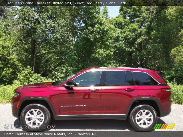 2022 Jeep Grand Cherokee Limited 4x4 in Velvet Red Pearl