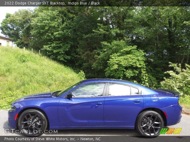 2022 Dodge Charger SXT Blacktop in Indigo Blue