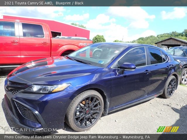 2021 Toyota Camry SE AWD in Blueprint
