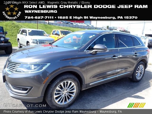 2018 Lincoln MKX Select AWD in Magnetic Gray Metallic
