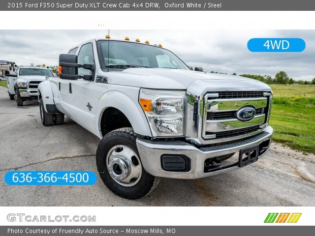 2015 Ford F350 Super Duty XLT Crew Cab 4x4 DRW in Oxford White