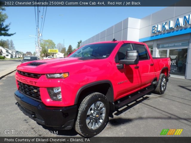 2022 Chevrolet Silverado 2500HD Custom Crew Cab 4x4 in Red Hot