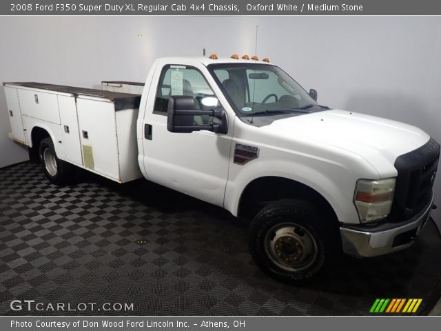 2008 Ford F350 Super Duty XL Regular Cab 4x4 Chassis in Oxford White