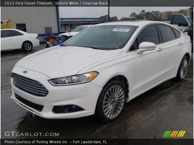 2013 Ford Fusion Titanium in Oxford White