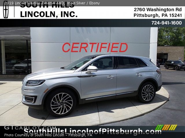 2019 Lincoln Nautilus Reserve AWD in Ingot Silver
