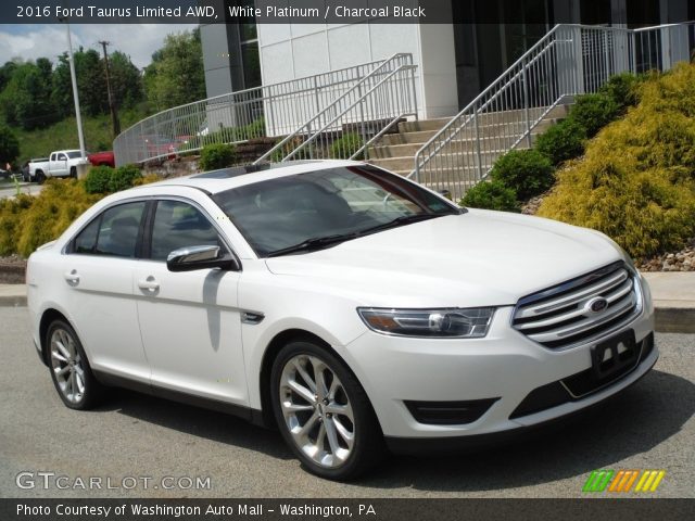 2016 Ford Taurus Limited AWD in White Platinum