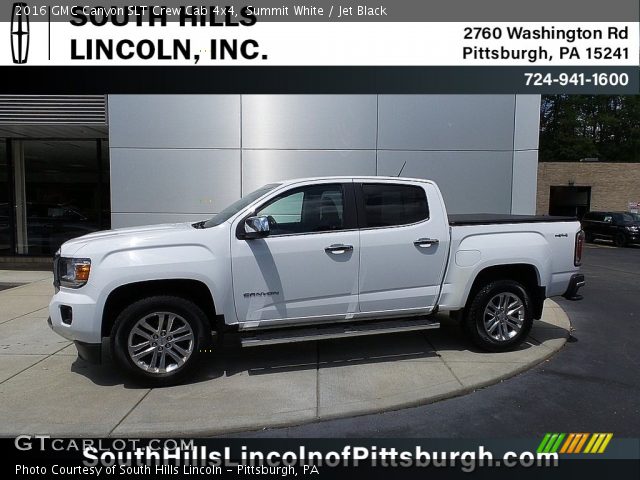 2016 GMC Canyon SLT Crew Cab 4x4 in Summit White