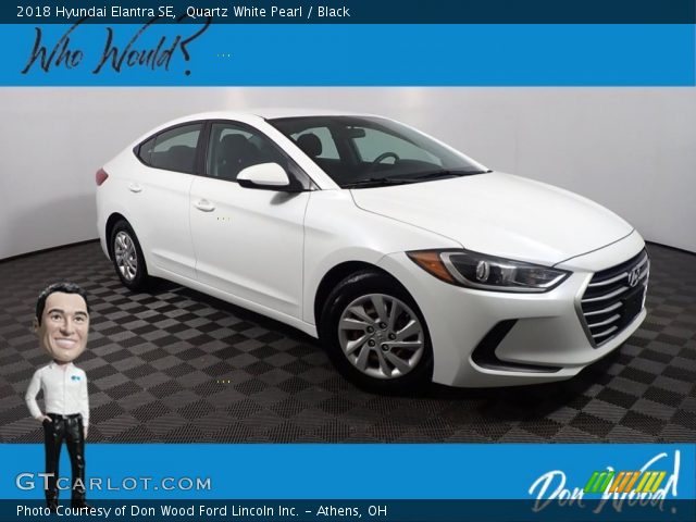 2018 Hyundai Elantra SE in Quartz White Pearl