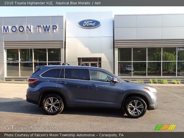 2016 Toyota Highlander XLE in Nautical Blue Metallic