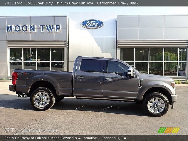 2021 Ford F350 Super Duty Platinum Crew Cab 4x4 in Carbonized Gray