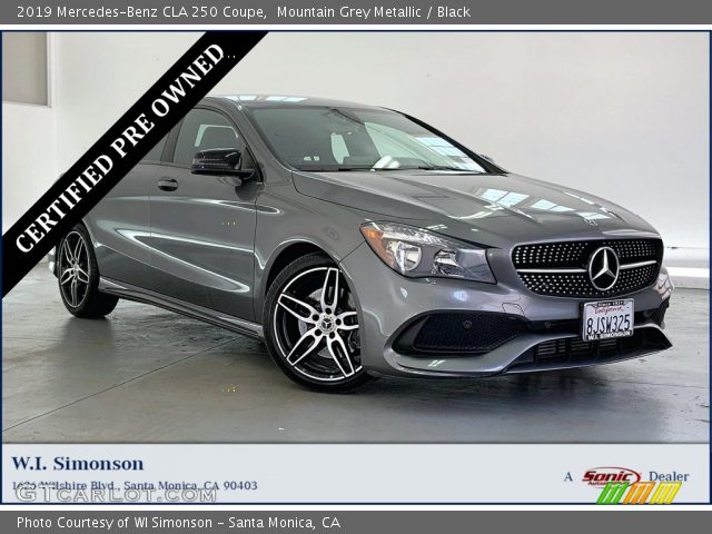 2019 Mercedes-Benz CLA 250 Coupe in Mountain Grey Metallic