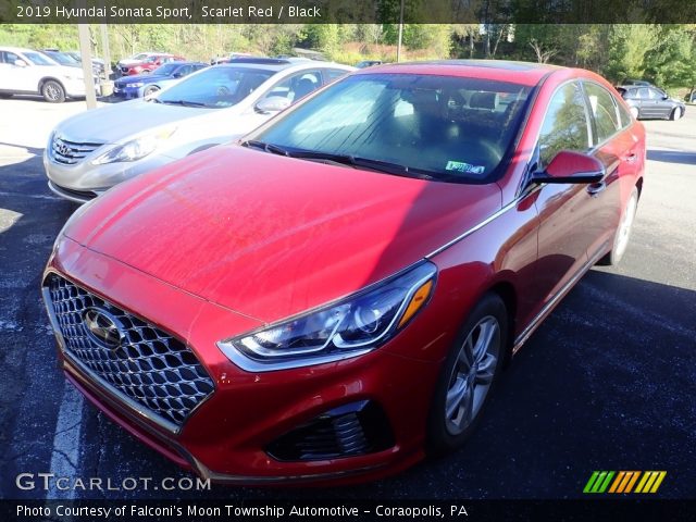 2019 Hyundai Sonata Sport in Scarlet Red