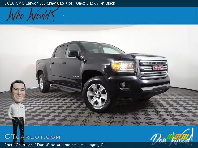 2016 GMC Canyon SLE Crew Cab 4x4 in Onyx Black