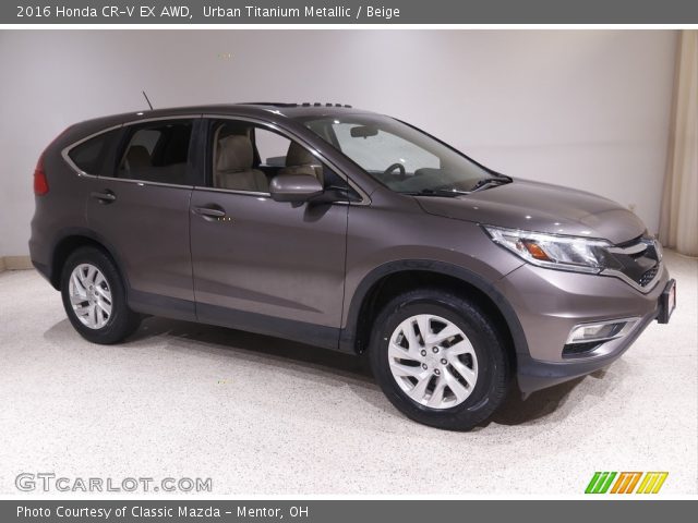 2016 Honda CR-V EX AWD in Urban Titanium Metallic