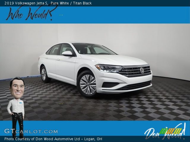 2019 Volkswagen Jetta S in Pure White