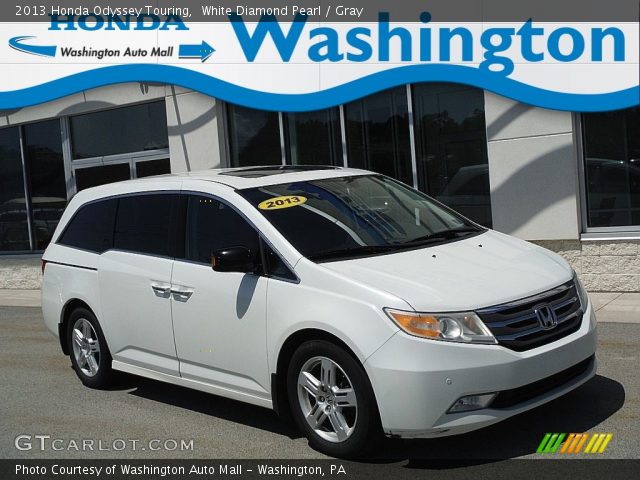 2013 Honda Odyssey Touring in White Diamond Pearl