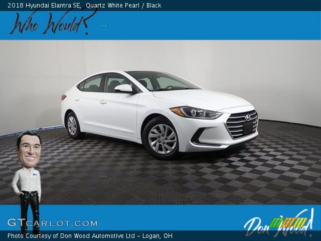 2018 Hyundai Elantra SE in Quartz White Pearl