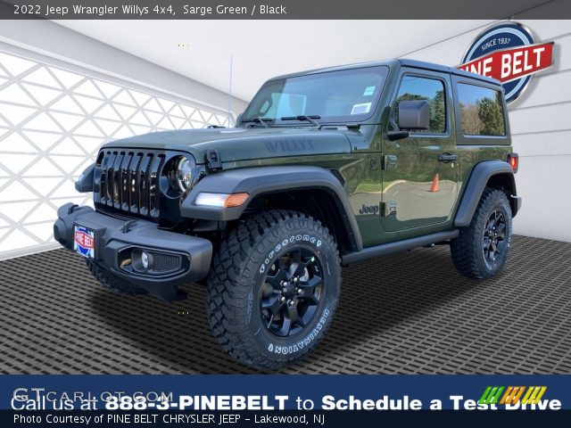 2022 Jeep Wrangler Willys 4x4 in Sarge Green