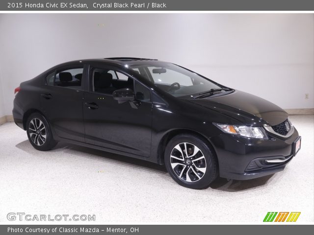 2015 Honda Civic EX Sedan in Crystal Black Pearl