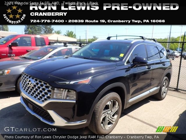 2021 Hyundai Santa Fe SEL AWD in Twilight Black