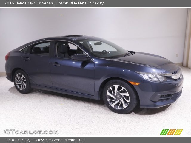 2016 Honda Civic EX Sedan in Cosmic Blue Metallic