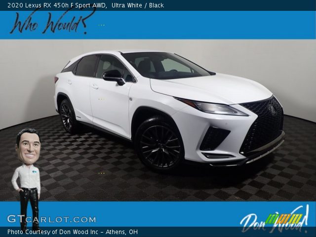 2020 Lexus RX 450h F Sport AWD in Ultra White