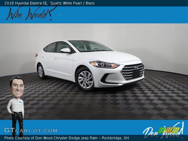 2018 Hyundai Elantra SE in Quartz White Pearl