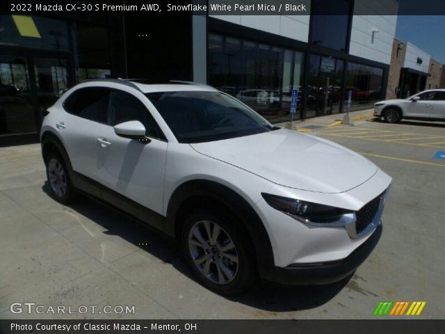 2022 Mazda CX-30 S Premium AWD in Snowflake White Pearl Mica