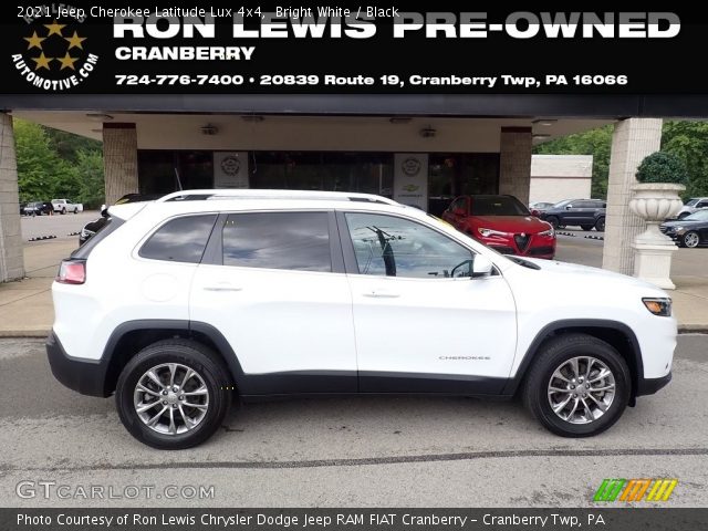 2021 Jeep Cherokee Latitude Lux 4x4 in Bright White