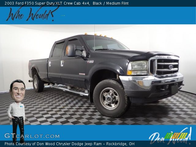 2003 Ford F350 Super Duty XLT Crew Cab 4x4 in Black