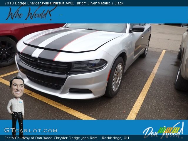 2018 Dodge Charger Police Pursuit AWD in Bright Silver Metallic