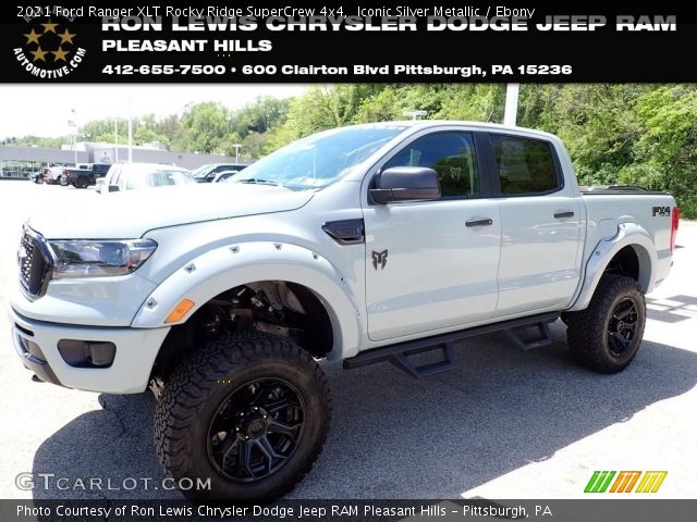 2021 Ford Ranger XLT Rocky Ridge SuperCrew 4x4 in Iconic Silver Metallic