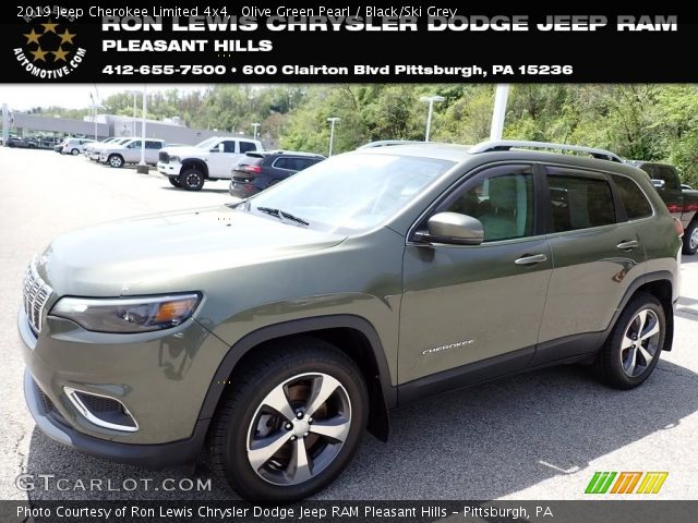 2019 Jeep Cherokee Limited 4x4 in Olive Green Pearl