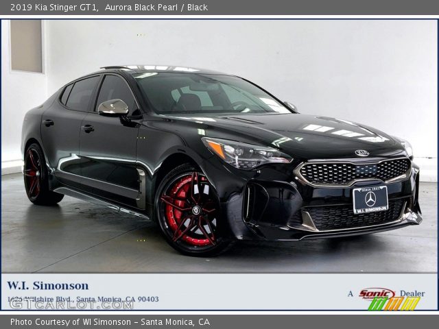 2019 Kia Stinger GT1 in Aurora Black Pearl