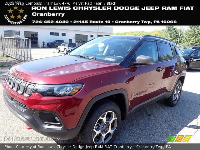 2022 Jeep Compass Trailhawk 4x4 in Velvet Red Pearl