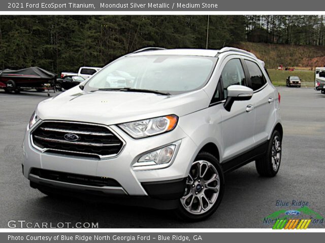 2021 Ford EcoSport Titanium in Moondust Silver Metallic