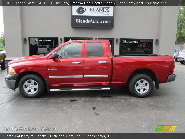 2010 Dodge Ram 1500 ST Quad Cab in Inferno Red Crystal Pearl
