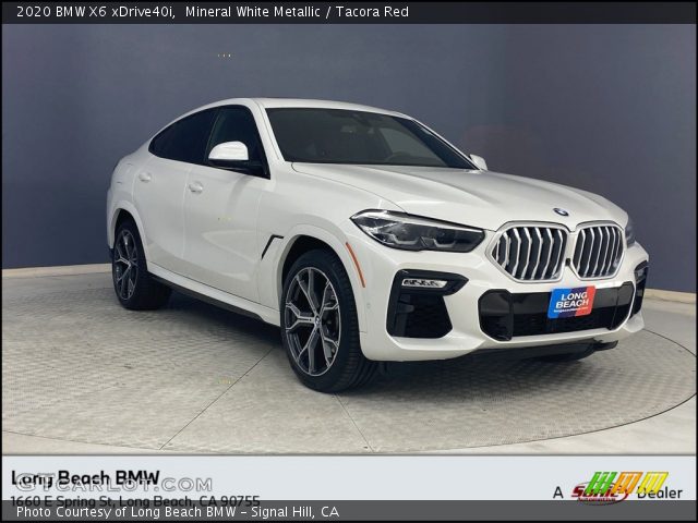 2020 BMW X6 xDrive40i in Mineral White Metallic