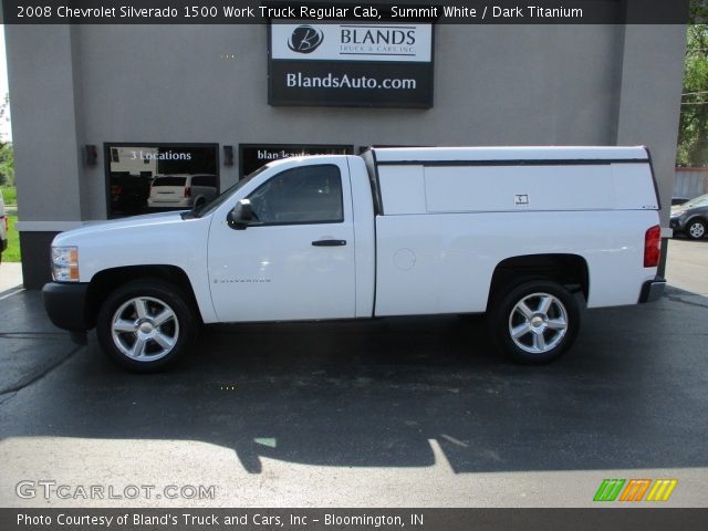2008 Chevrolet Silverado 1500 Work Truck Regular Cab in Summit White