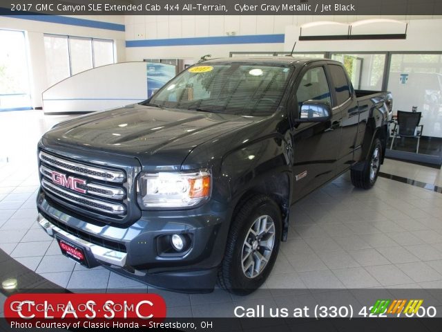 2017 GMC Canyon SLE Extended Cab 4x4 All-Terrain in Cyber Gray Metallic